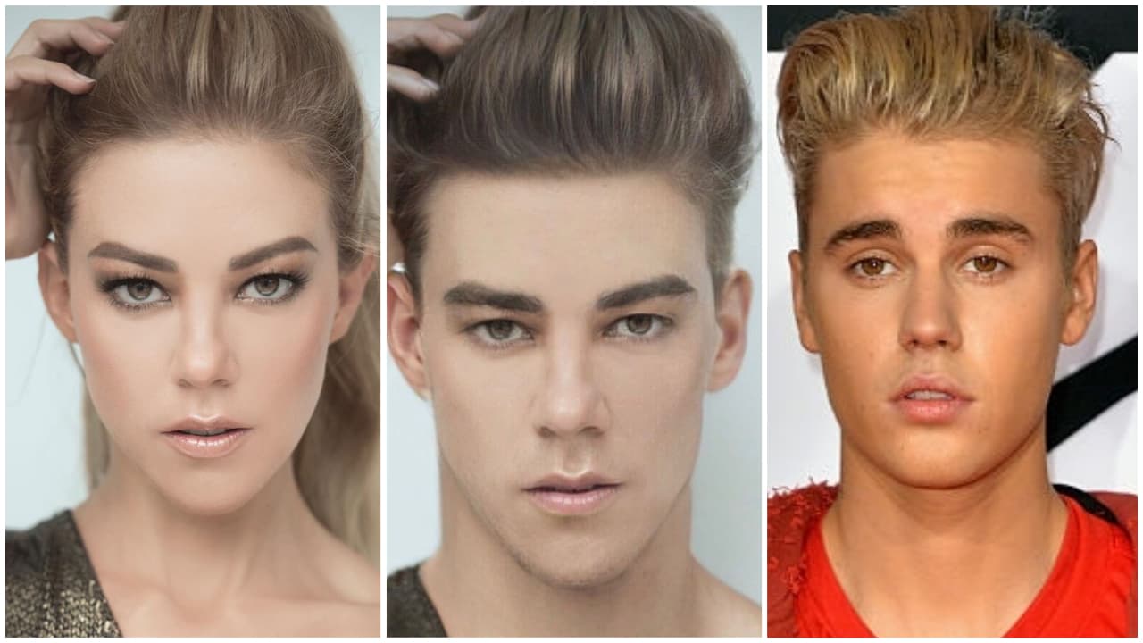 <b>Fernanda Castillo</b> sorprendió al verse como varón: "Mi novio dice que me parezco a 
<b>Justin Bieber</b>... Yo digo que mejor me quedo con mi versión femenina. Eso sí, como hombre ¡tengo un 'pelatzo'!".