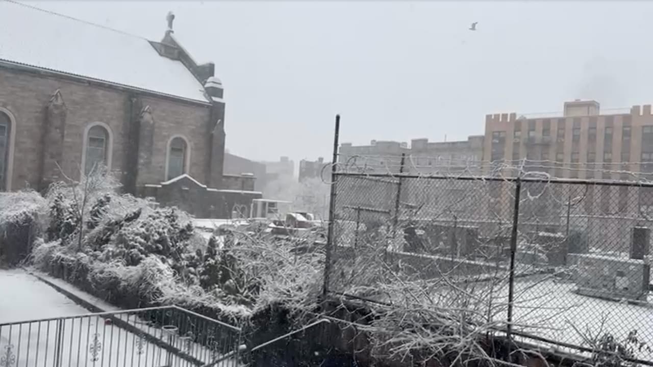 El Servicio Meteorológico Nacional 
<b>mantiene un aviso de clima invernal activo</b> en toda el área metropolitana de Nueva York hasta la 1 p.m., advirtiendo que las nevadas continuarán durante la mañana y parte de la tarde.