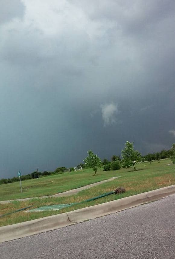 La audiencia compartió fotos del centro de Texas tras el paso de Bill.