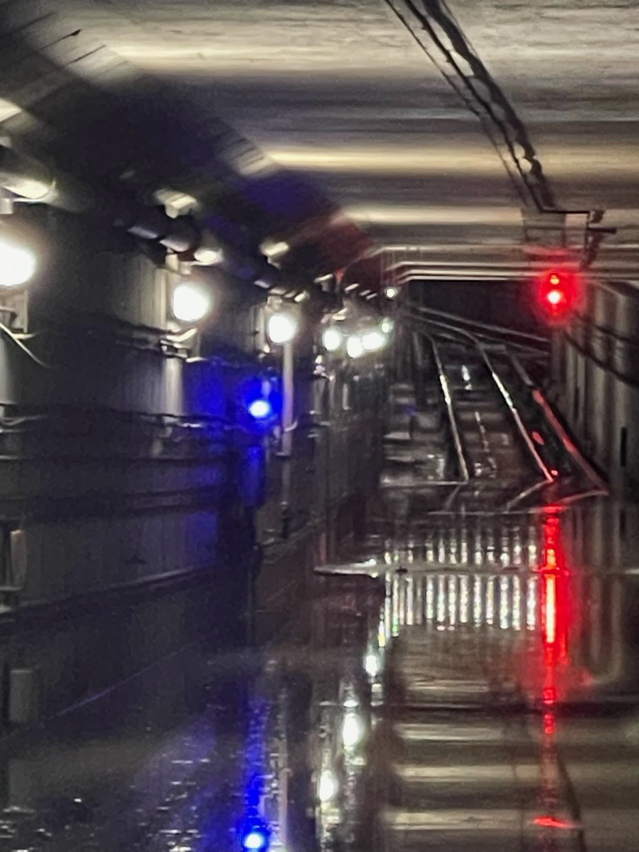 Los efectos de esta tormenta llegaron también al transporte de nuestra zona.