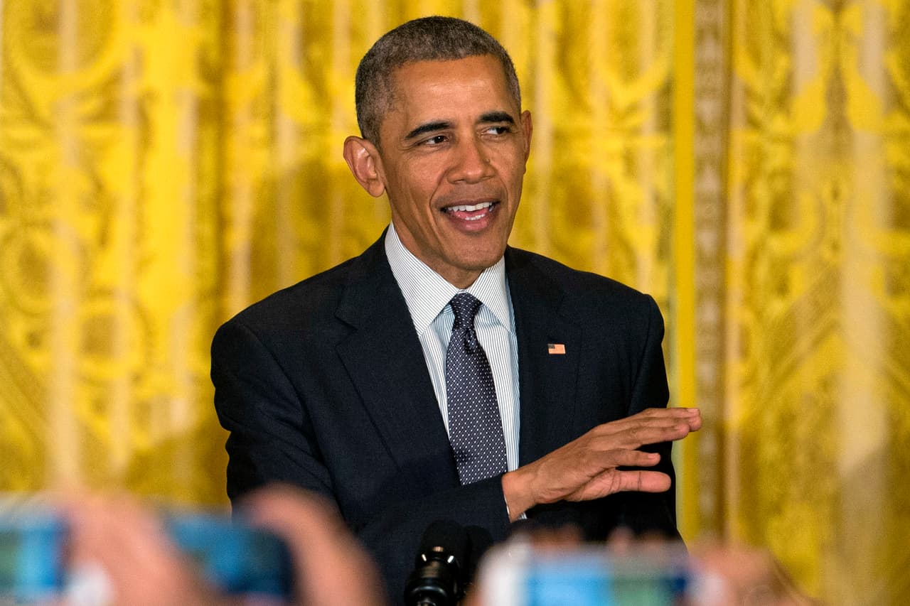 El presidente Barack Obama durante la celebración del Cinco de Mayo de 2016.