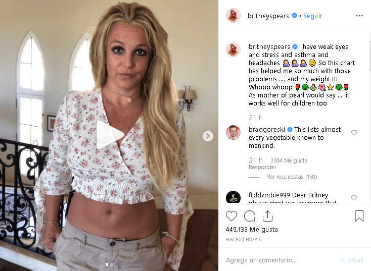 Britney 
<b><a href="https://www.univision.com/famosos/britney-spears-no-esta-sola-su-novio-y-su-papa-la-apoyan-mientras-recibe-ayuda-en-el-centro-de-salud-mental-fotos" target="_blank">ha luchado en los meses más recientes con su salud mental</a></b>, en parte porque los medicamentos que estaba tomando para su condición dejaron de funcionar.