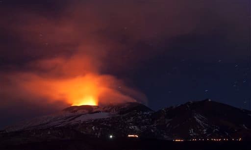 El volcán Etna registra las erupciones más intensas en 20 años