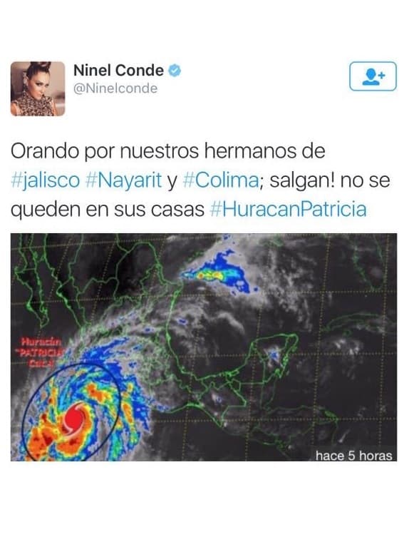 Con este mensaje aconsejó a todos sus seguidores sobre qué medidas tomar ante el huracán y así les dio material a los usuarios de la red que la tundieron con un "surimi" de memes burlones.