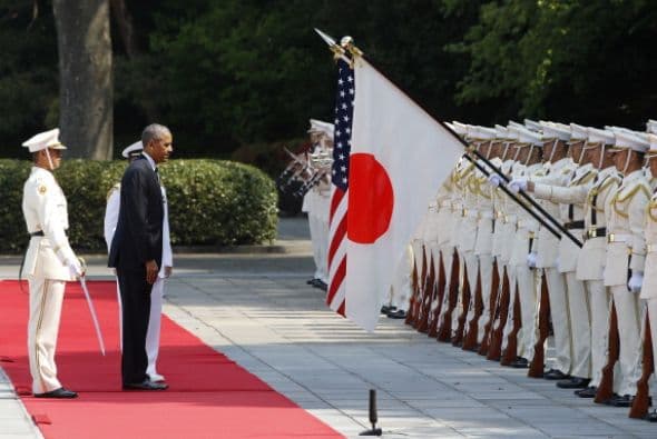Durante su encuentro, Abe y Obama reafirmaron su compromiso a la hora de atajar los riesgos que implica para la región la política de Corea del Norte.