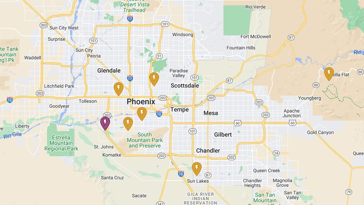 Cortes de electricidad afectan miles de clientes de SRP