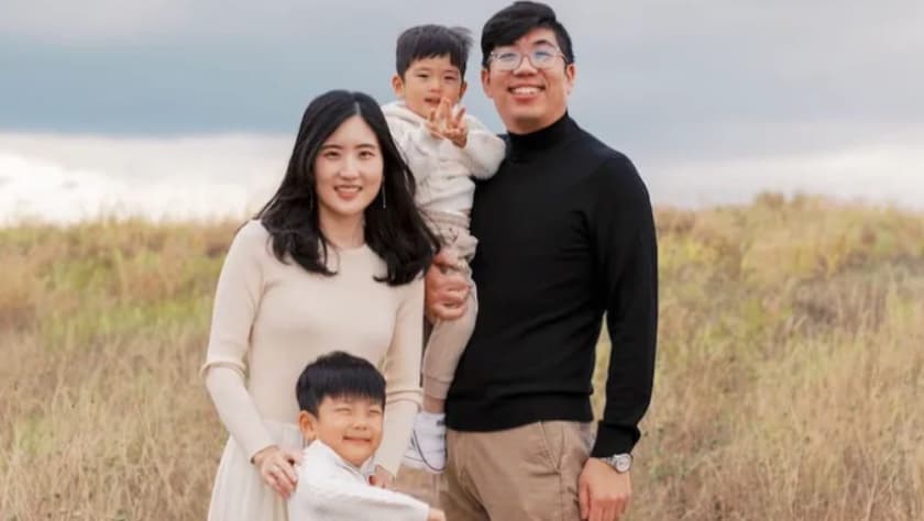 Los miembros de la familia Cho. Solo William Cho, de 6 años, puddo sobrevivir al ataque.