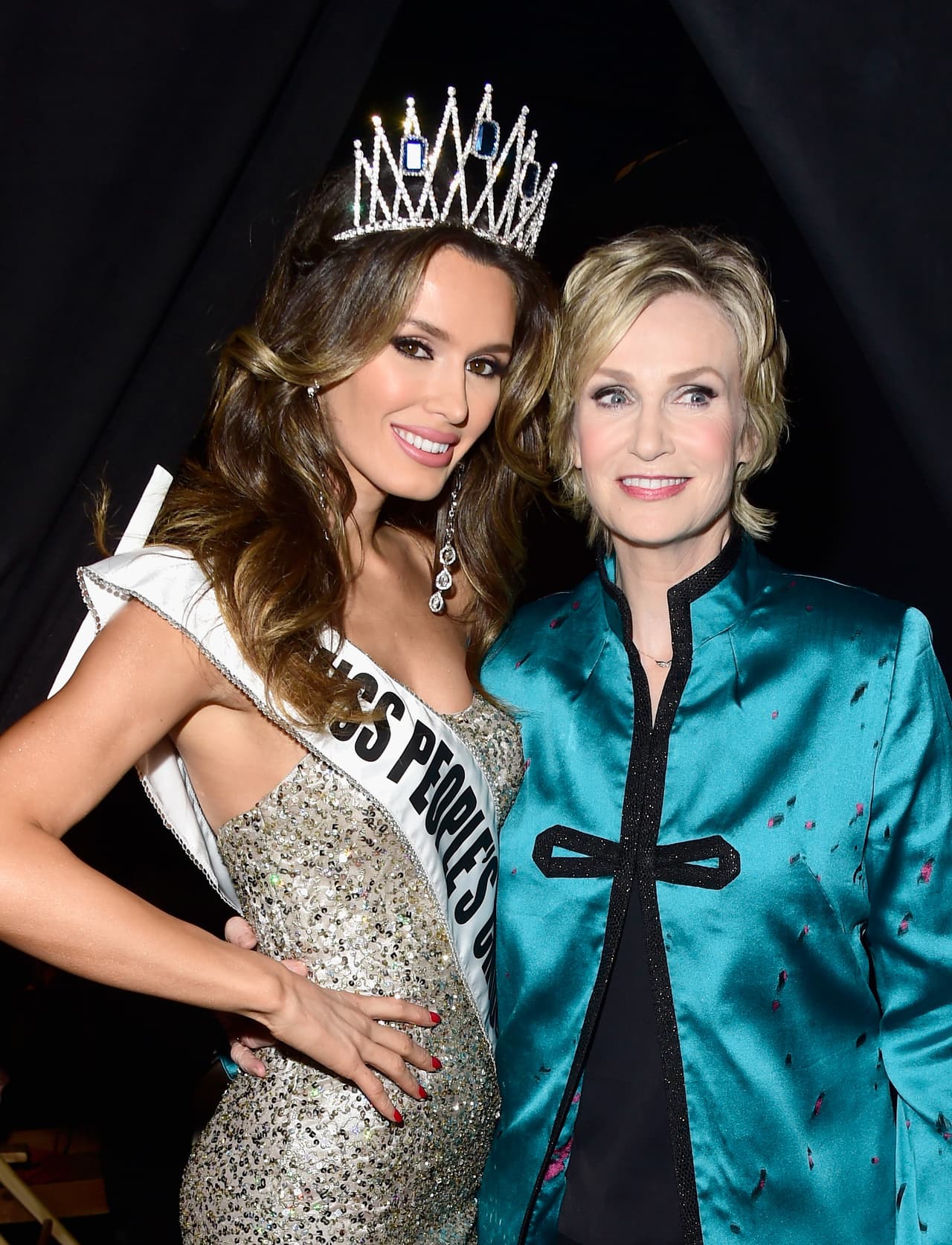 Y Ariadna, Miss Colombia, se prestó para la diversión un rato más.