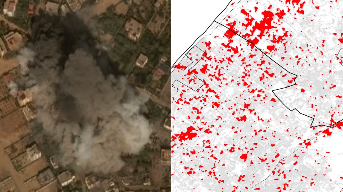 En mapas e imágenes: dónde y cómo Israel ha golpeado a Gaza
