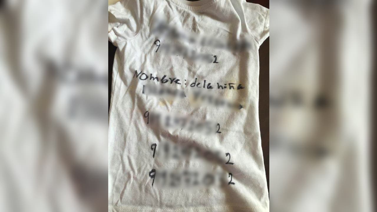 Marcada como mercancía fue hallada una niñita de 2 años en la frontera de Texas