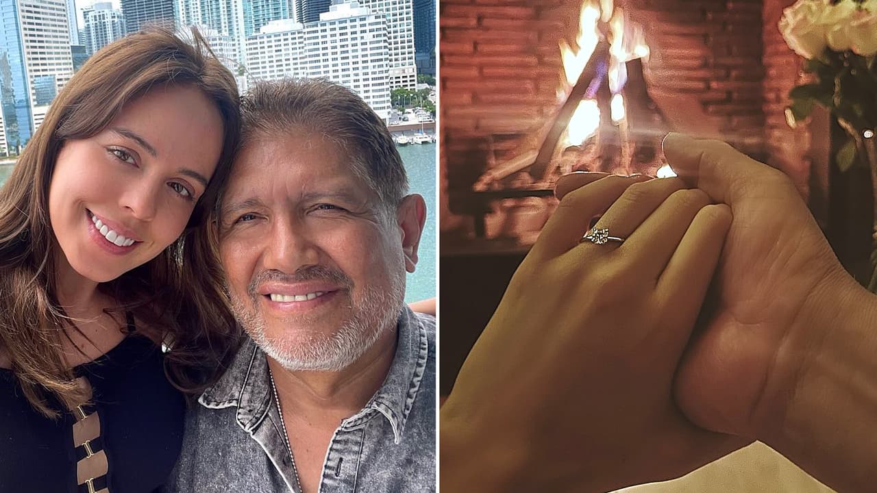Juan Osorio le entrega enorme anillo de compromiso a su novia 37 años menor que él: viene boda