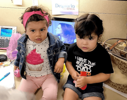 También la hemos visto acompañarla al trabajo y encontrarse con su amiga Giulietta.