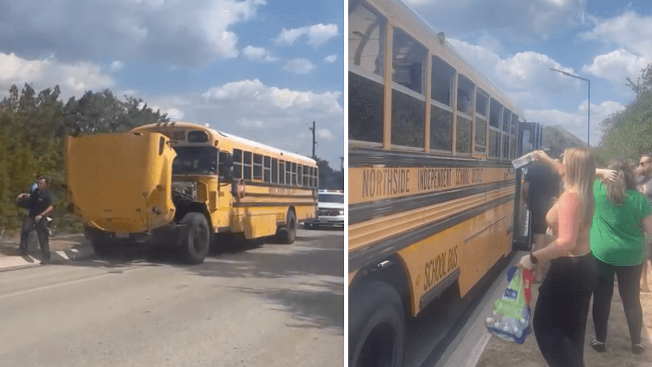 Autobús escolar en un distrito de Texas se descompone, pero no dejaban salir a niños