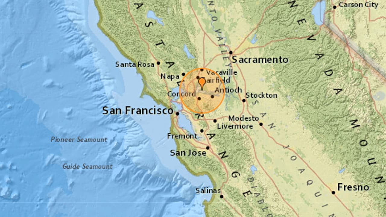 Sismo de magnitud 4.1 sacude gran parte del Área de la Bahía