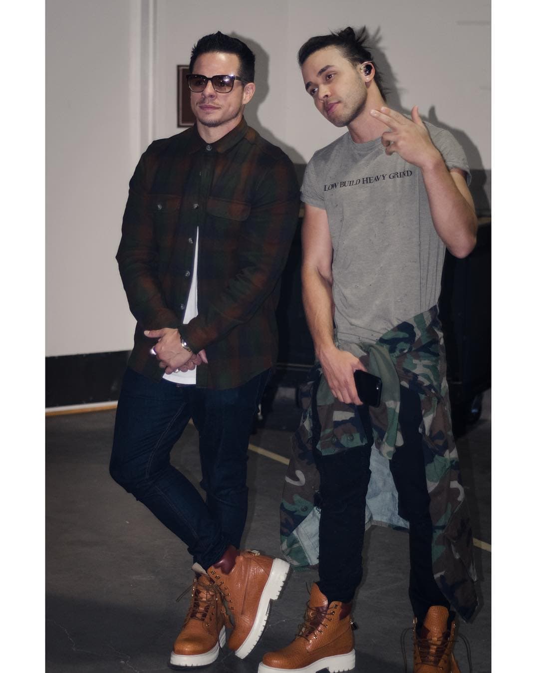 Con Casper Smart trabajó en las coreografías de una de sus giras.