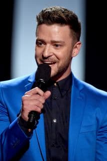 Justin Timberlake dedica premio a la madre de su próximo bebé