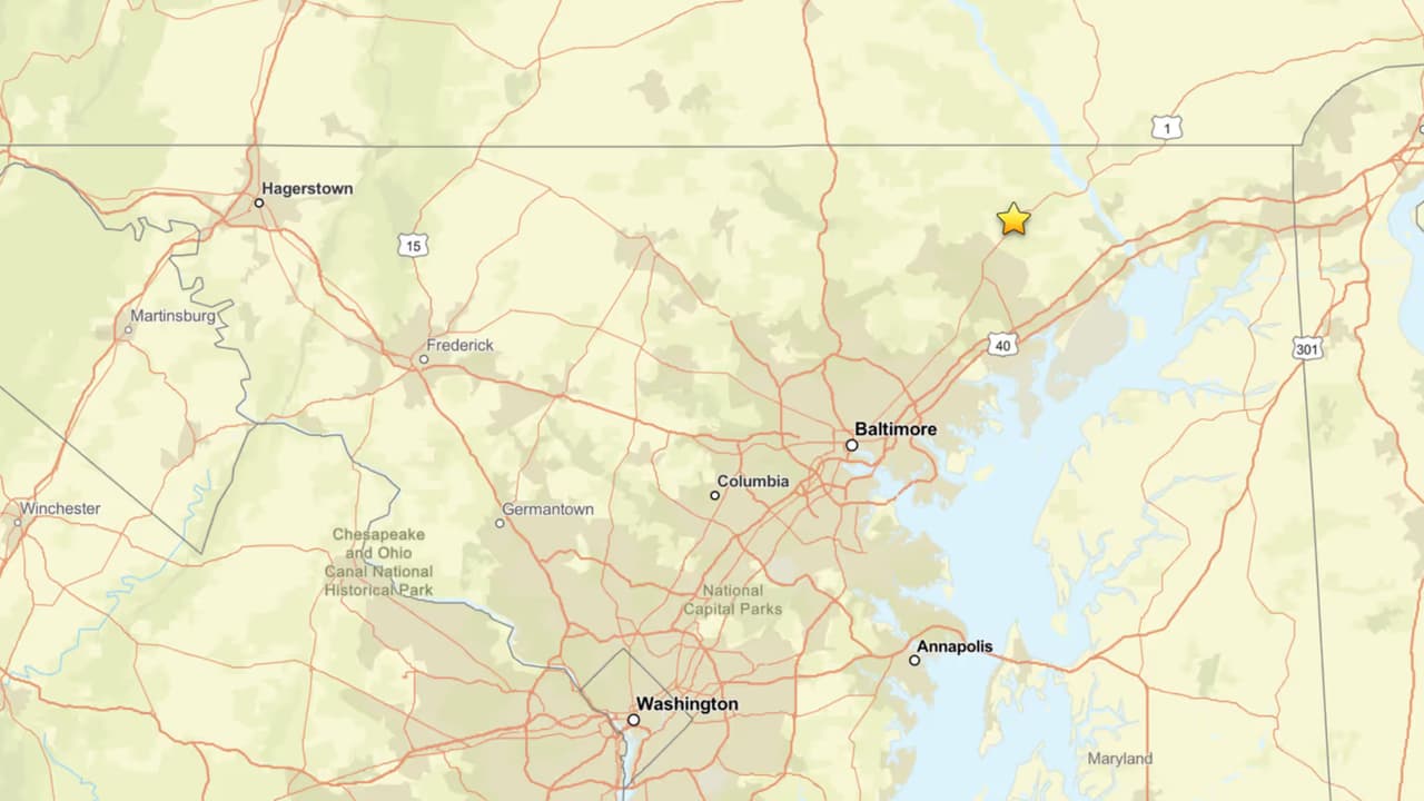 Un sismo sacude Harford, Maryland; lo que se sabe