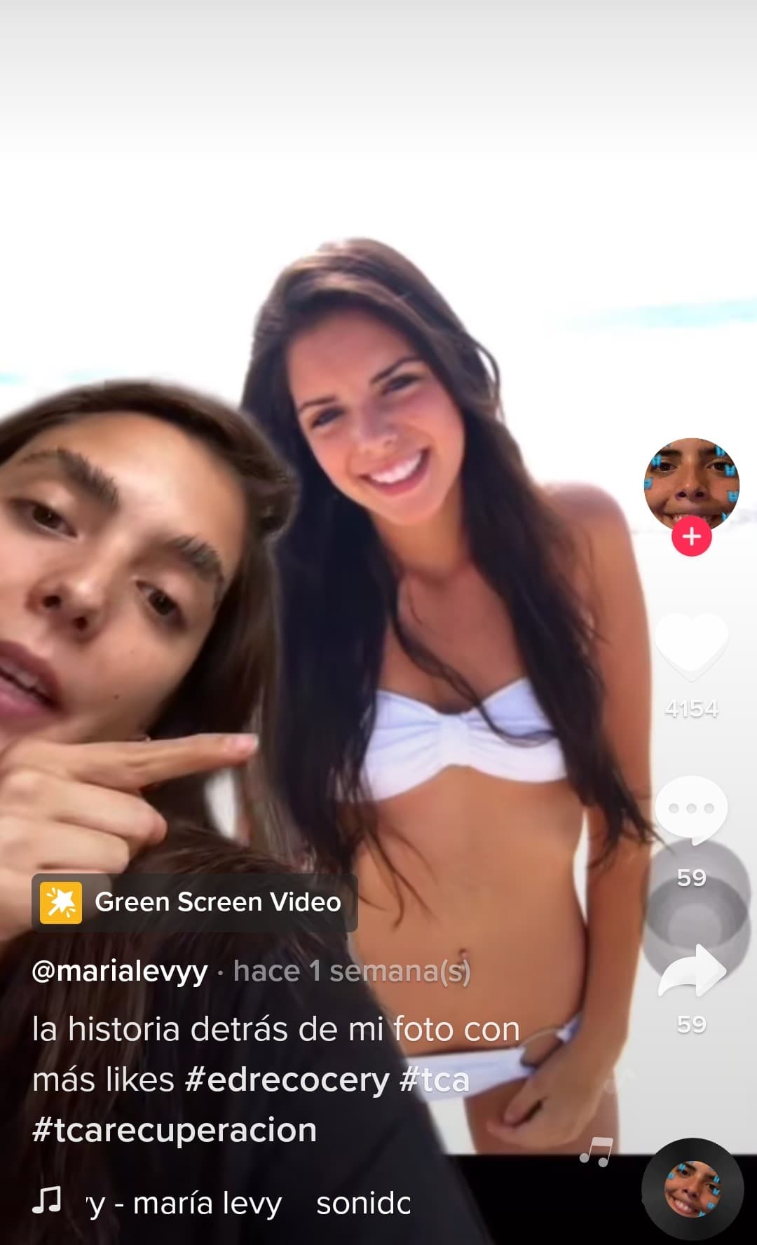 Una de las filosofías de María Levy es mostrarse realmente como es, por lo que en sus redes sociales comparte situaciones por las que ha pasado para concientizar a sus seguidores.