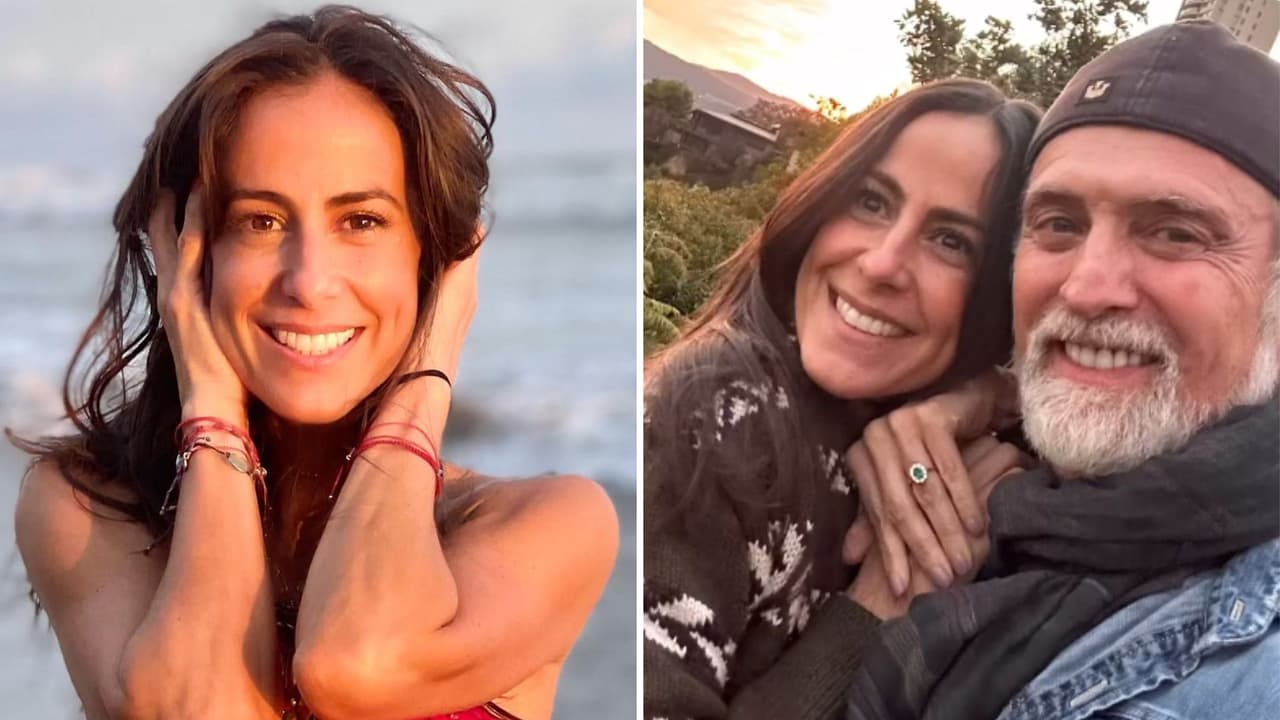 Novia de Juan Soler muestra su herida en el cuello tras cirugía por cáncer de garganta