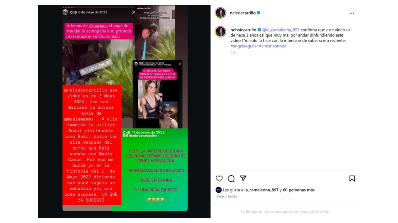 Nodal habría sido captado con una mujer de nombre Mariana en 2022 tras terminar su relación con Belinda.