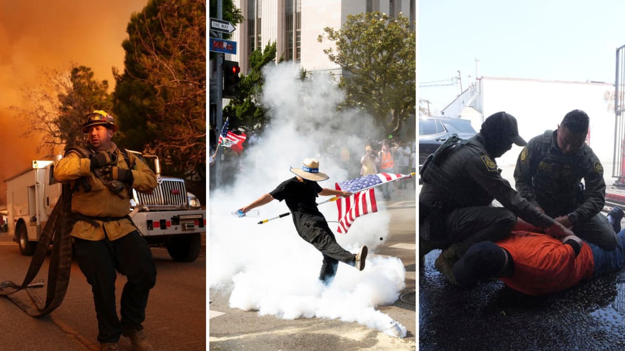 Las 10 historias que sacudieron a Los Ángeles en 2025: redadas, incendios y apoyo comunitario