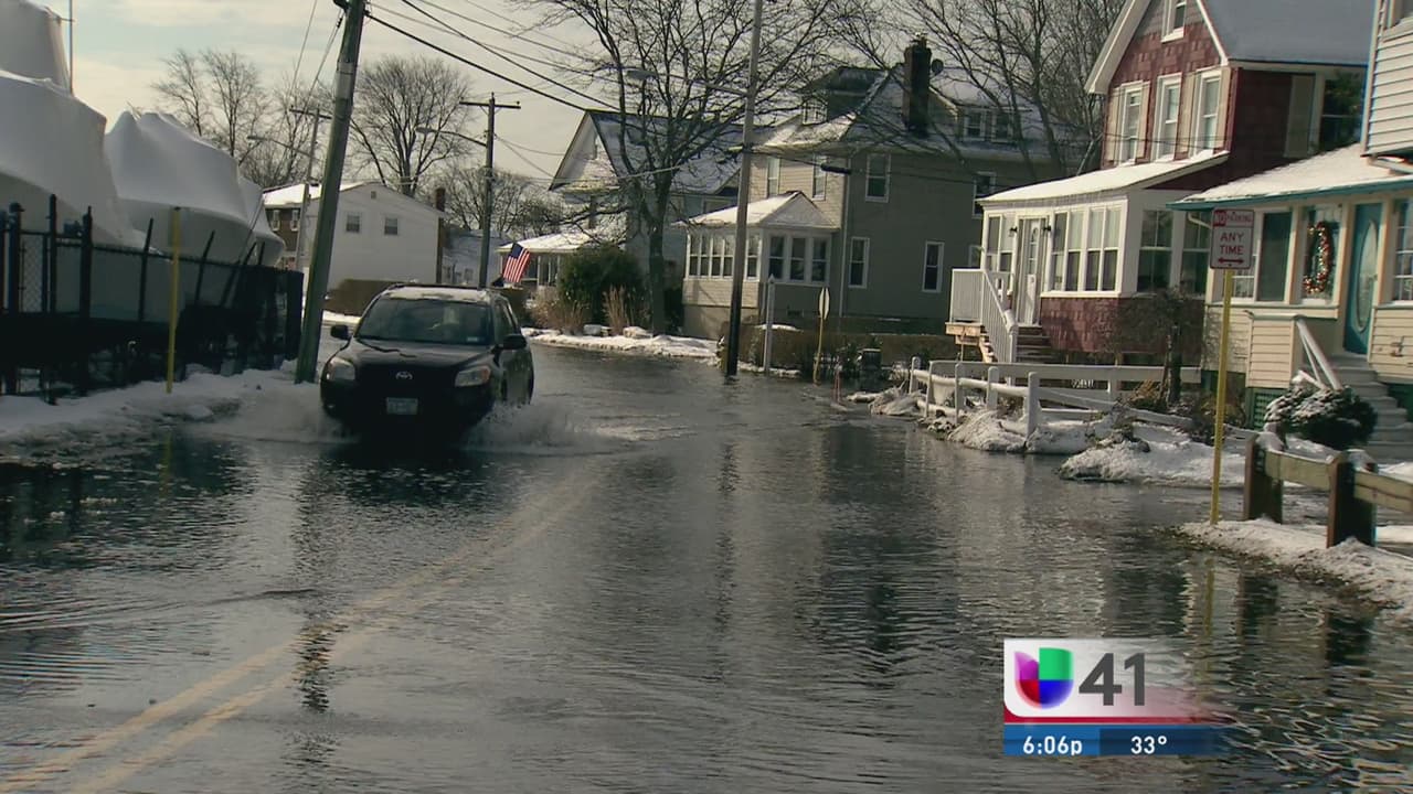 Alerta por tormenta de nieve y posibles inundaciones costeras