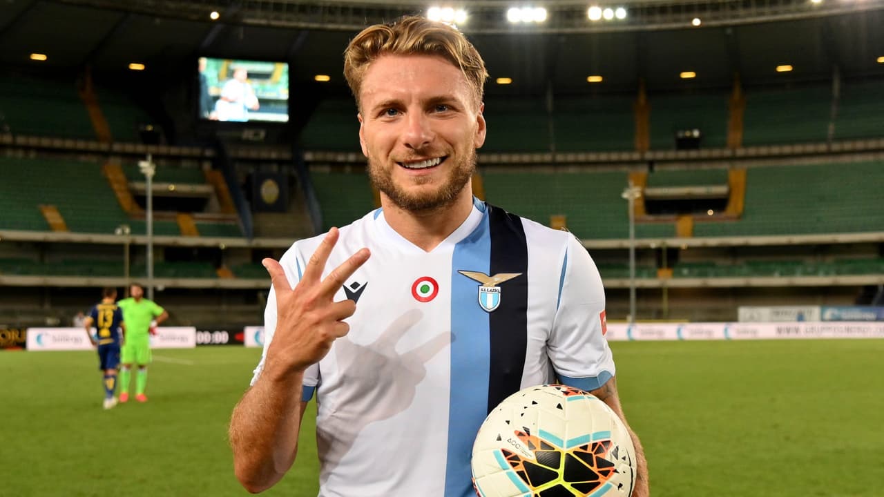 Immobile marca hat-trick e iguala a Lewandowski en la Bota de Oro