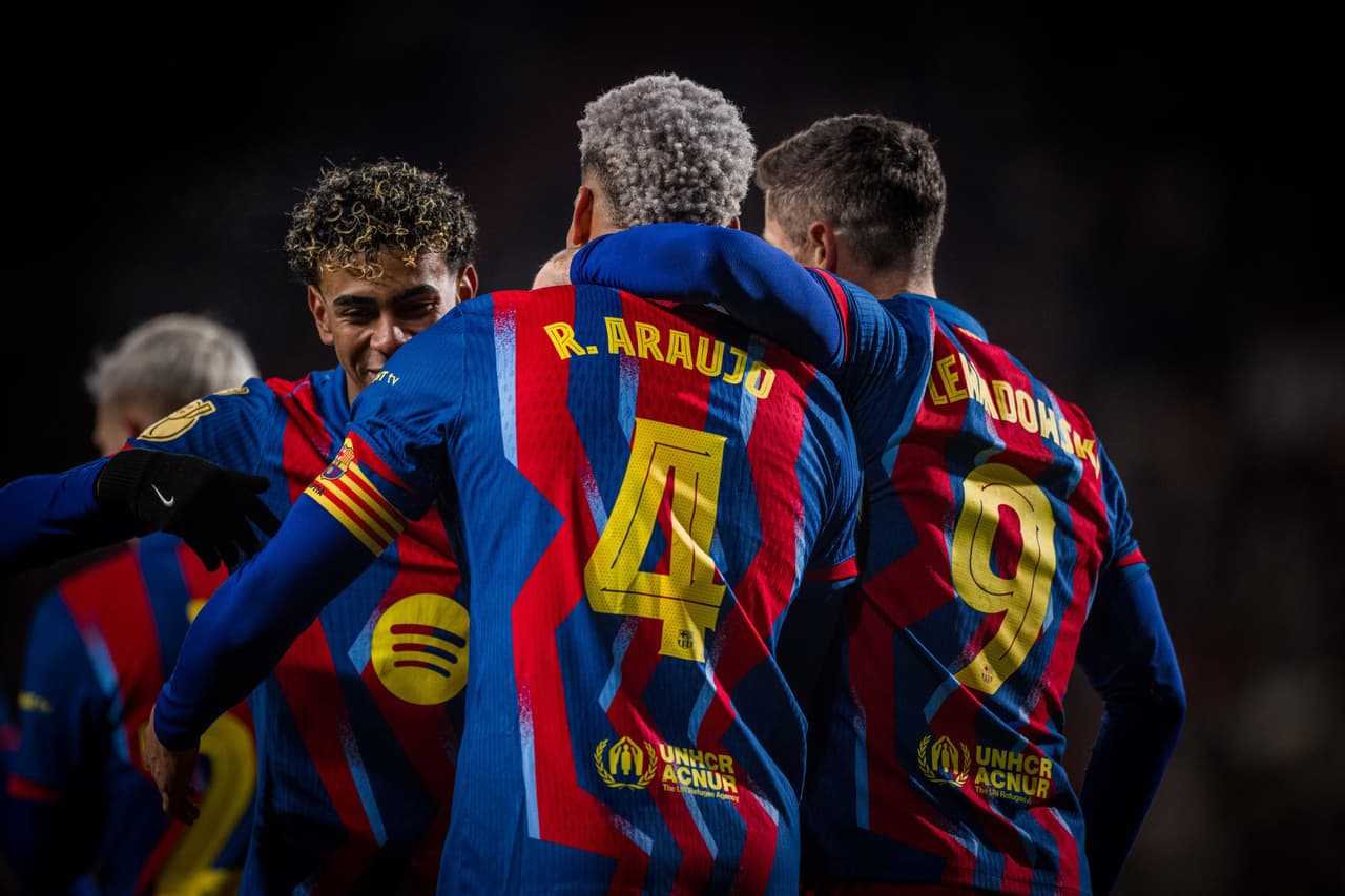 Lamine Yamal y Araújo meten al Barcelona a Semis de Copa de Rey