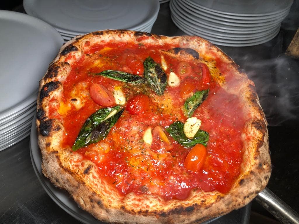 Esta es la pizza napolitana considerada en este año 2019 como la mejor del mundo.