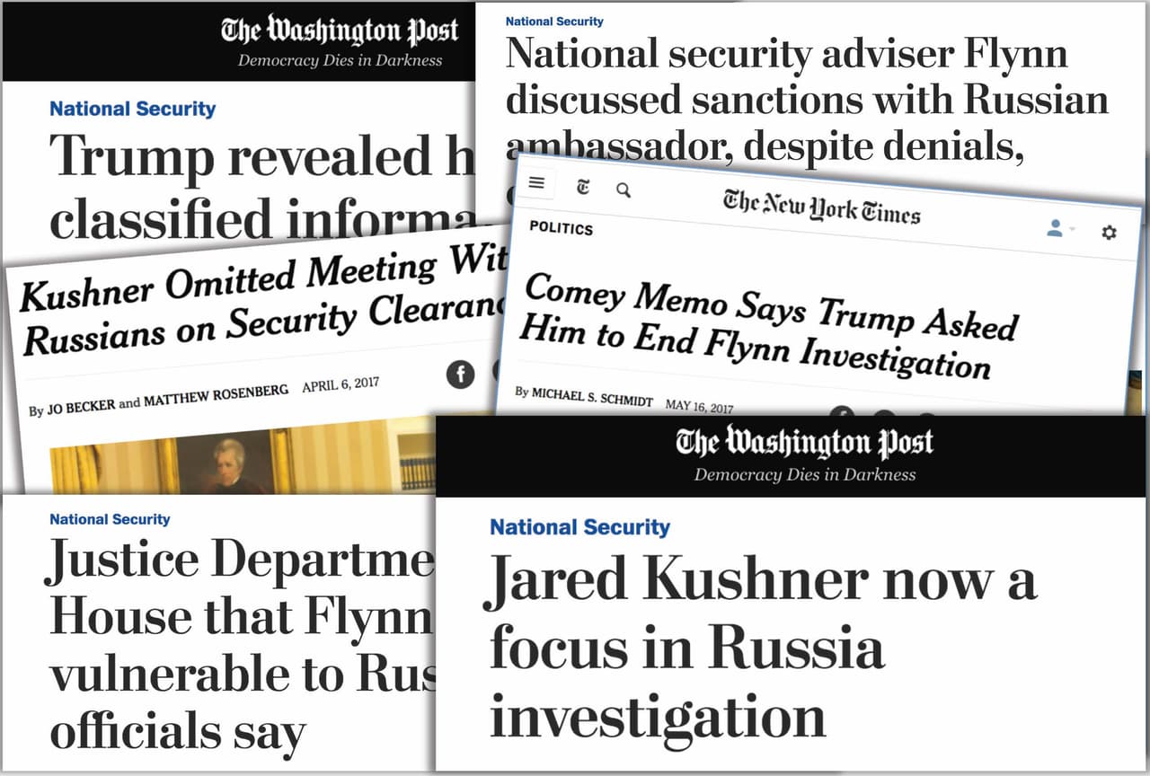 12 exclusivas que ponen a la Casa Blanca contra la pared por sus conexiones con Rusia