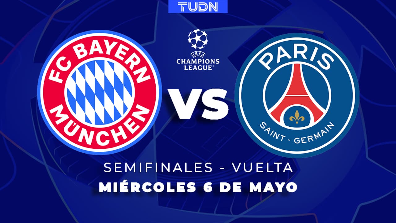 ¿Más lluvia de goles? Así puedes ver Bayern Múnich vs PSG de Champions League