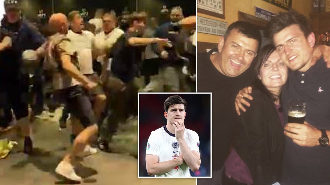 Padre de Harry Maguire sufrió daños en las costillas en el caos de Wembley