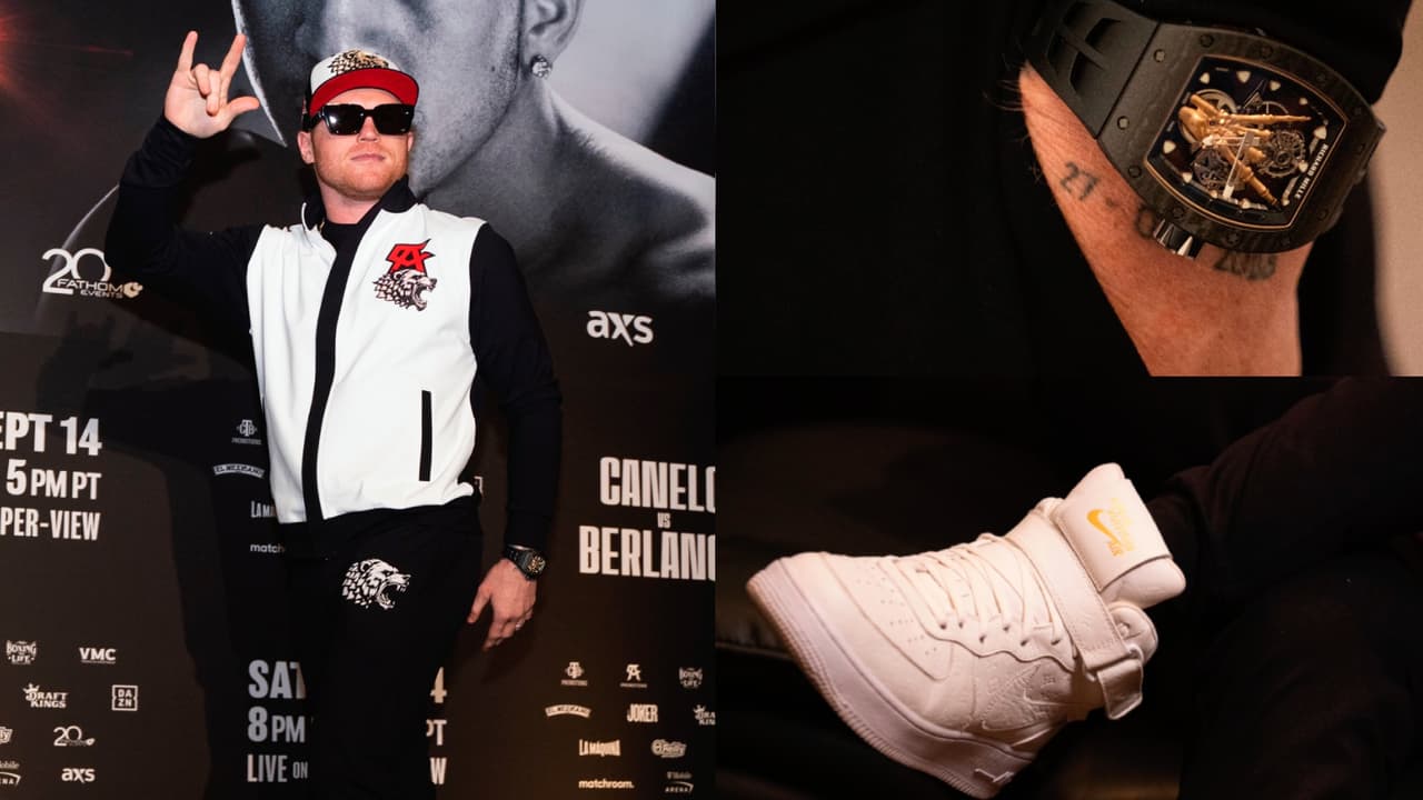 Canelo Álvarez y las 'joyitas' que lució en el MGM