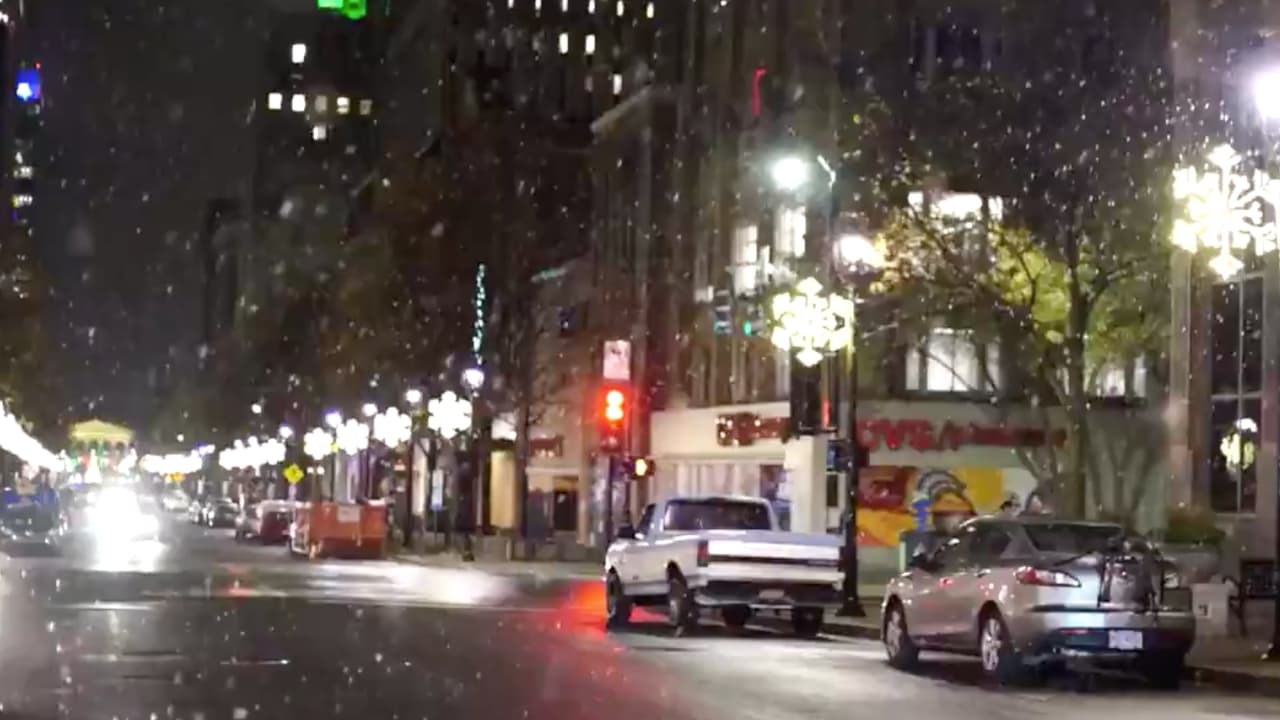 Raleigh ve la primera nieve ligera de 2020 en medio de las bajas temperaturas