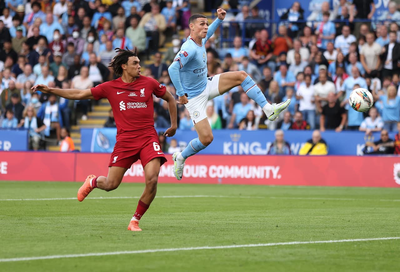 Liverpool venció al Manchester City con goles de Trent Alexander Arnold, Mohamed Salah y Darwin Núñez; por los Citizens descontó la 'Araña' Araujo.