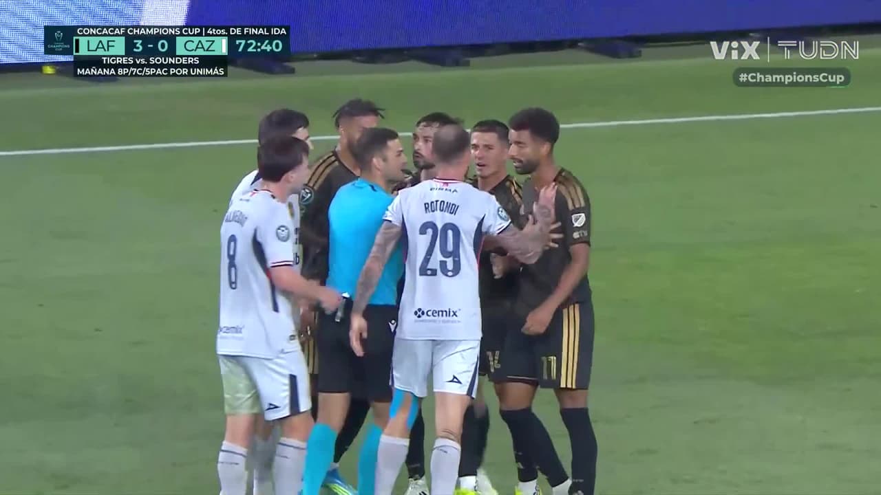 ¡Cruz Azul no acepta la goleada y se calientan los ánimos vs. LAFC!