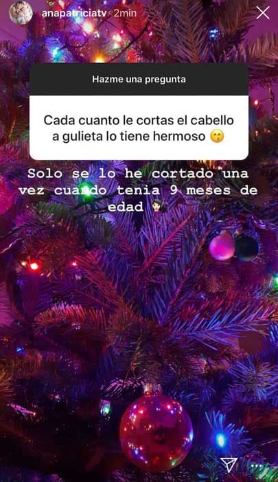 Ana Patricia respondió a las preguntas de sus seguidores en Instagram.