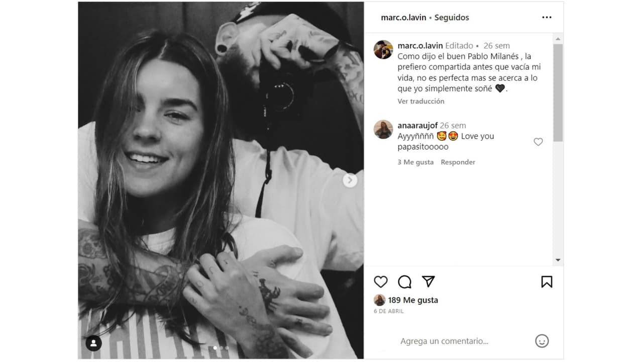 Marco Lavin se dejó ver cariñoso con Ana Araujo a dos meses de que Pablo Lyle fuera sentenciado a cinco años de prisión.