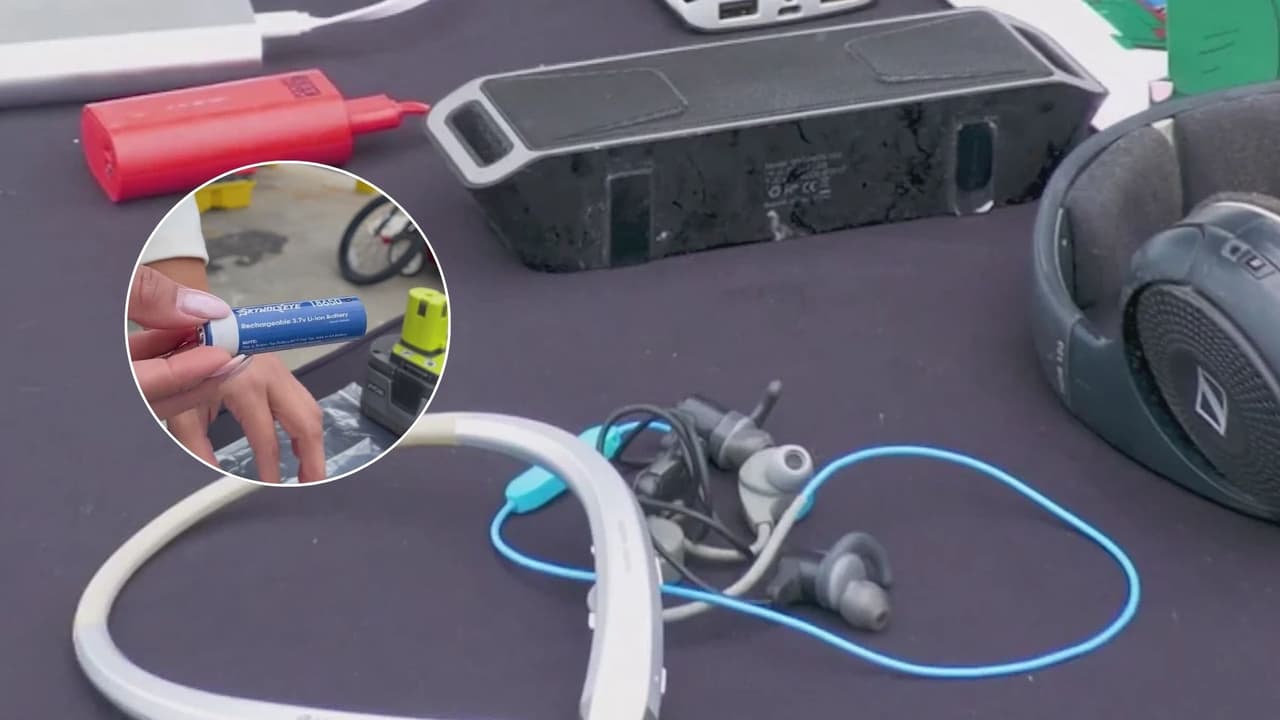 Alertan en Hillsborough de incendios por desechar equipos electrónicos con baterías de litio