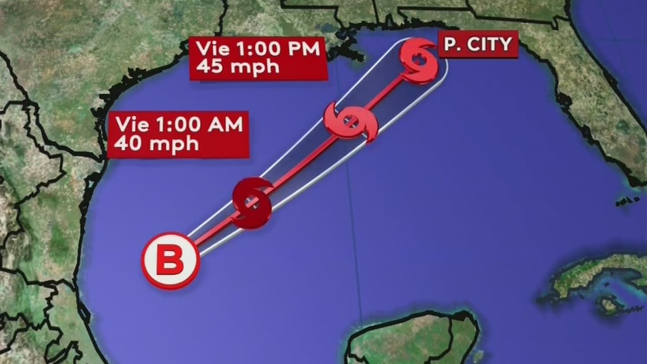 Posible ciclón tropical tocaría Florida el viernes dejando hasta 8 pulgadas de lluvia