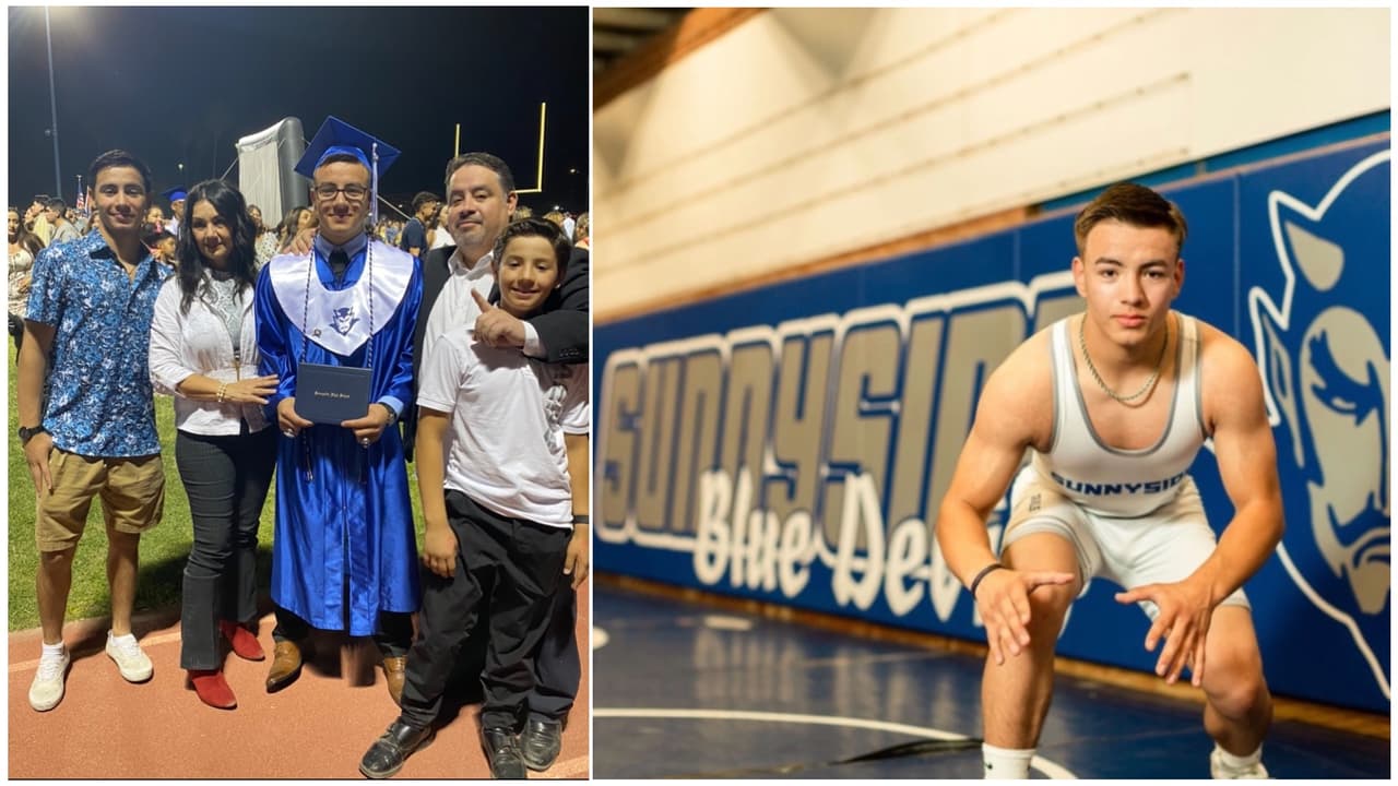 Lucha libre lleva a estudiante hispano de Sunnyside en Tucson a la Academia Militar de EEUU West Point 