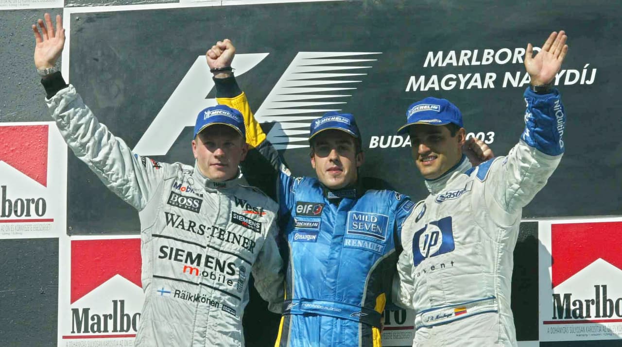 El 24 de agosto de 2003 se convirtió con 22 años en el piloto más joven, en ese momento, en ganar una carrera de F1 al imponerse en el Gran Premio de Hungría.