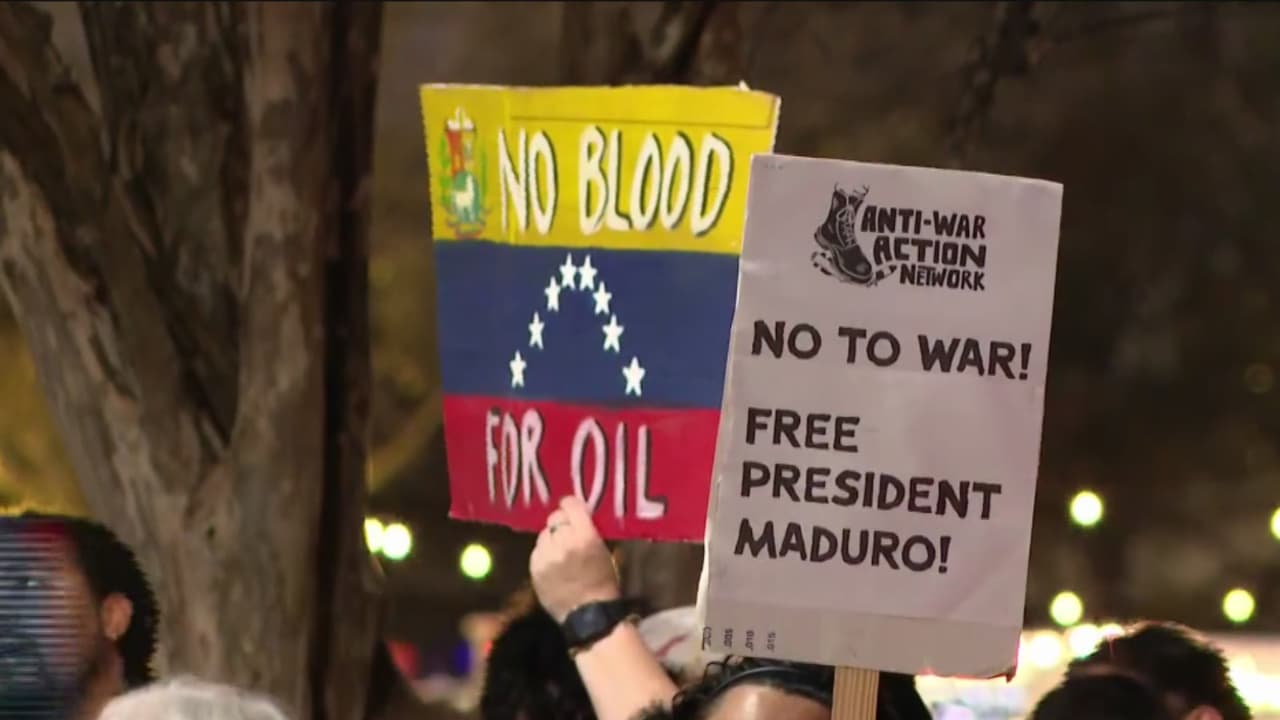 Mientras unos celebran la captura de Maduro, otros rechazan la intervención de EEUU en Venezuela