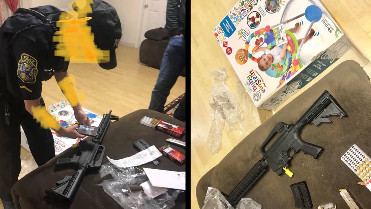 Compra un juguete en un Goodwill de Florida y encontró un rifle dentro de la caja