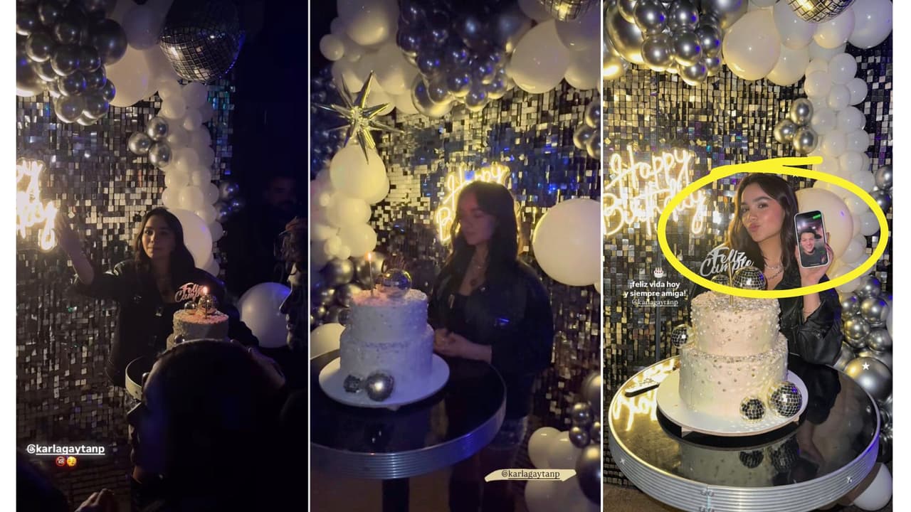 Novio de Karla Gaytán la sorprende con detalle a la distancia.