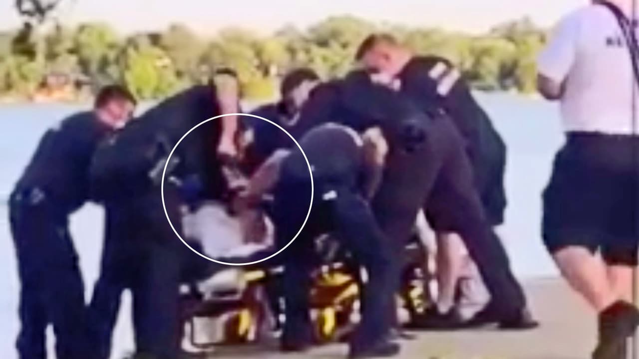 "Le dieron un puñetazo en la cara": captan en video agresión de un oficial en Illinois a una hispana