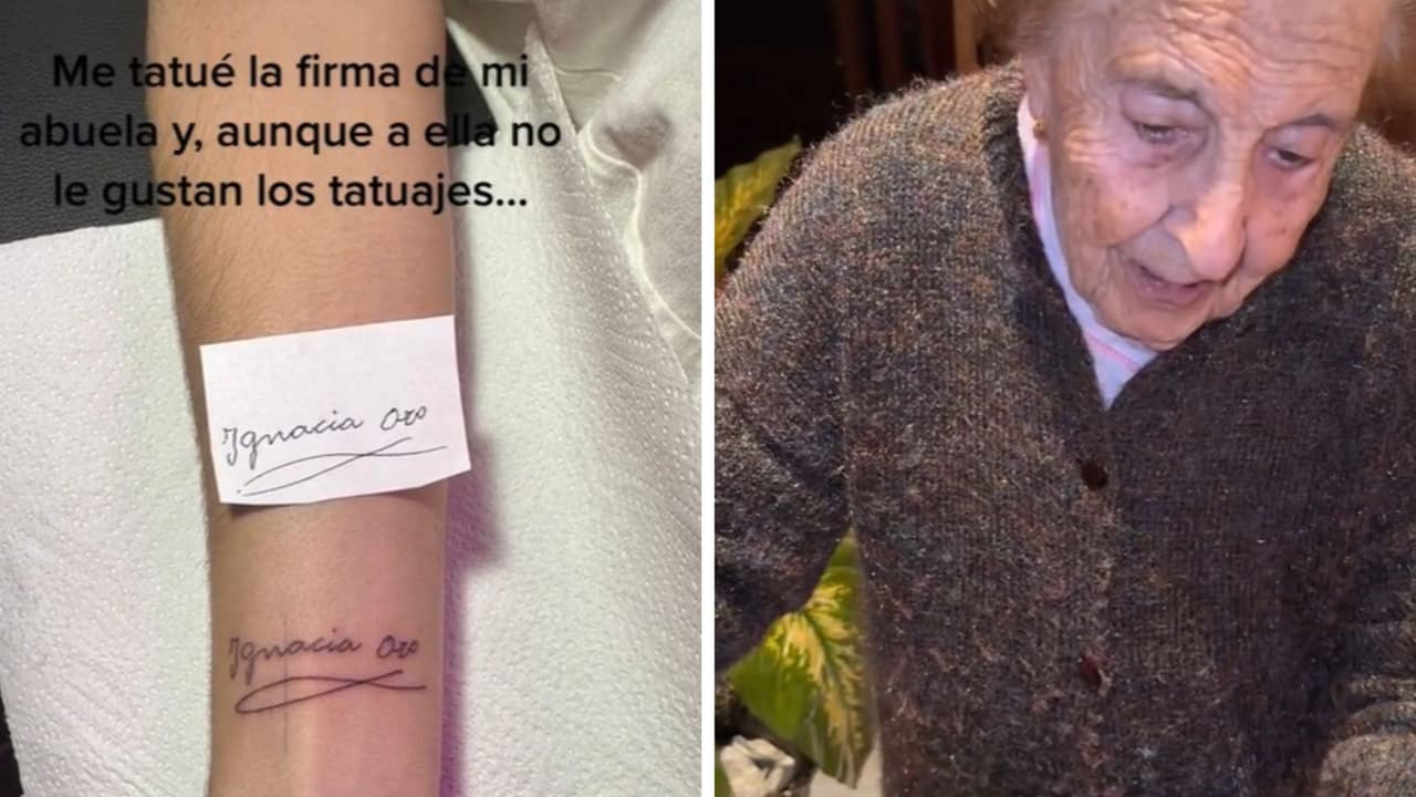 La abuelita se mostró enojada, pero después pronto cambio
