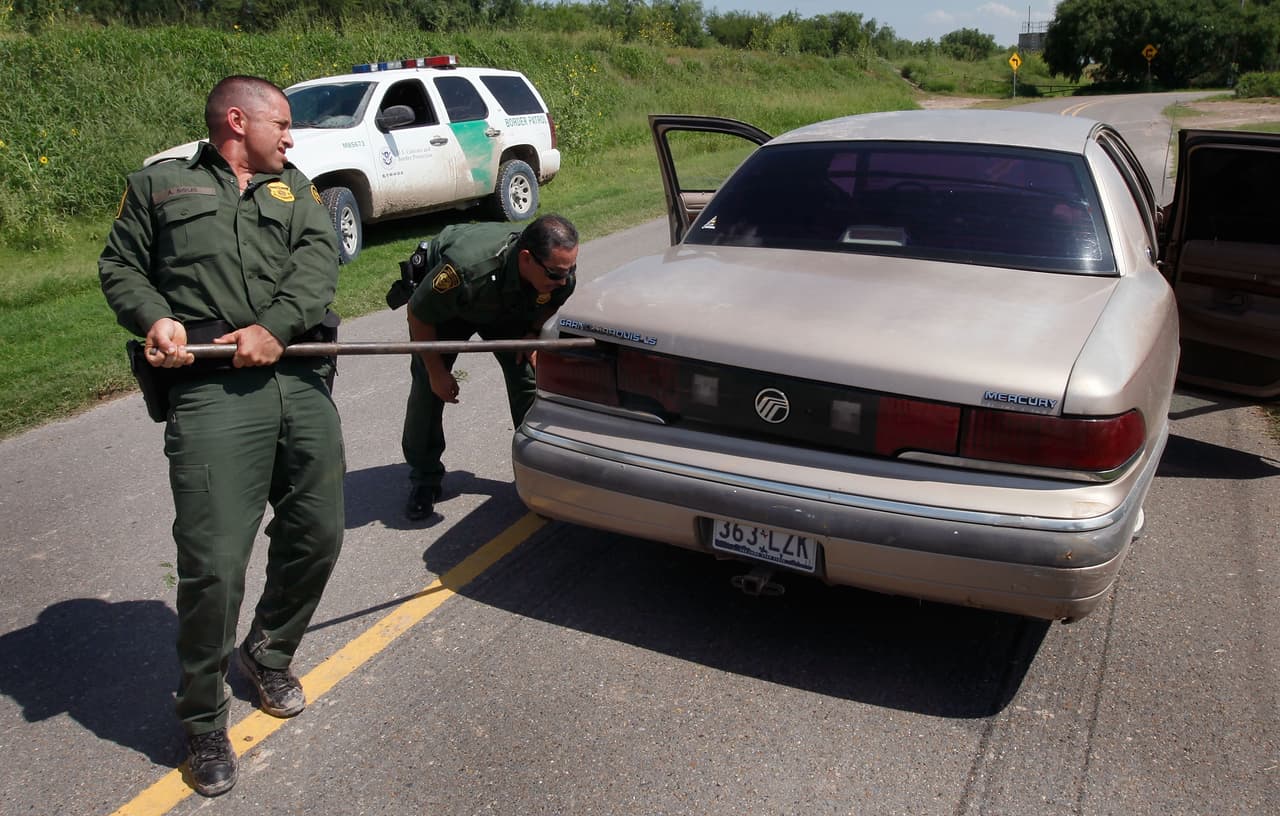 Un operativo de la Patrulla Fronteriza.