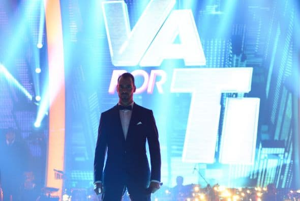 Arias esperando su turno en el escenario.