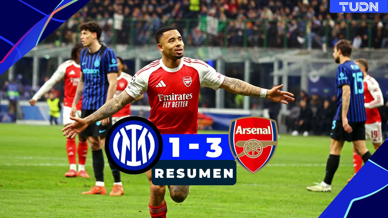 Resumen | Arsenal sigue con paso perfecto con triunfazo ante Inter